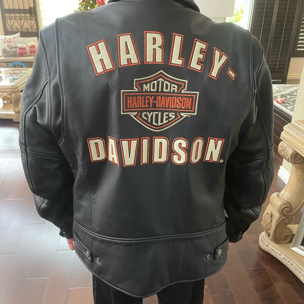 Men’s leather HD riding jacket